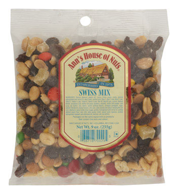 SNACK SWISS MIX 9OZ, ANN'S