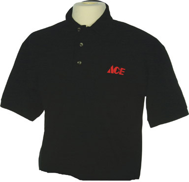 SHIRT PKT PIQUE BLK MED