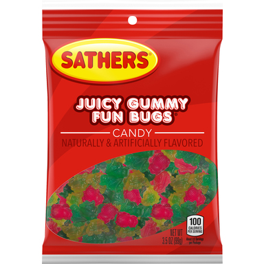 GUMMY BUGS FRUITY3.5OZ