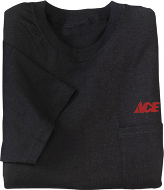 SHIRT T POCKET BLACK XL