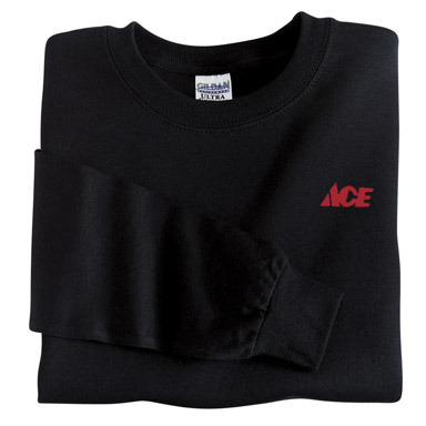 SHIRT T LS BLACK XL