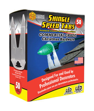 50PK Shingle Speed Light Clips