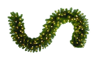 MIX PINE GARLAND 9FT WW