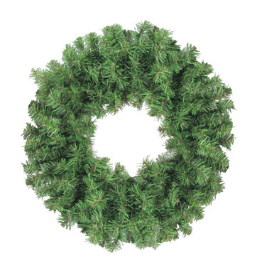 DOUGLAS WREATH PVC 24"