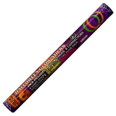 GLOW STICKS HALLWN 8PC