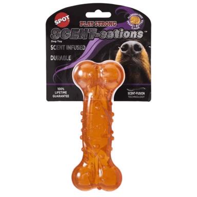 DOG TOY ORANGE 6"