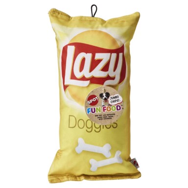 DOG TOY LAZY CHIPS 14"