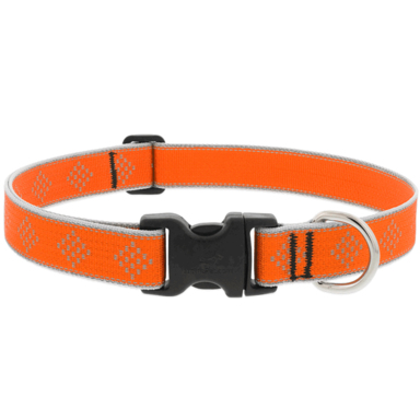 DOG COLLAR 28" ORG DIAMO