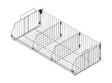 WIRE DIVIDER CHROM 9X16"