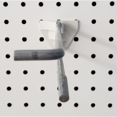 HOOK W/3PEG BACKPLT50PK