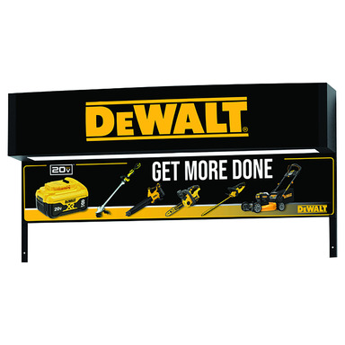 OPE DEWALT LIT HDR SIGN