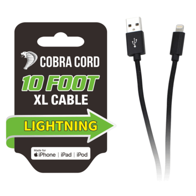 APPLE MFI CHARG CABL 10'