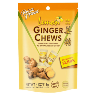 4OZ Ginger/Lemon Chewy Candy