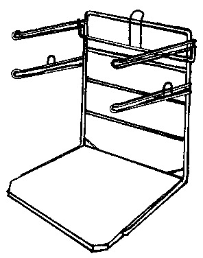 DISPENSER RACK PLASTSAK