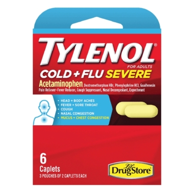 Tylenol Coldflu Sevr 6ct
