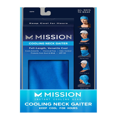 COOLING NECK GAITER BLUE