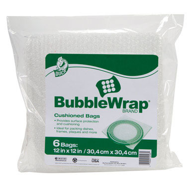 BUBBLE BAGS 12"X12"