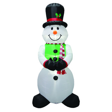 INFLATABLE SNOWMAN 8'