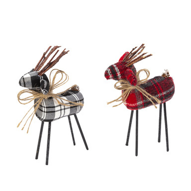 CMAS DECOR PLAID DEER