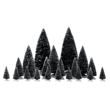 VILLGE PINE TREE 9" 21PK