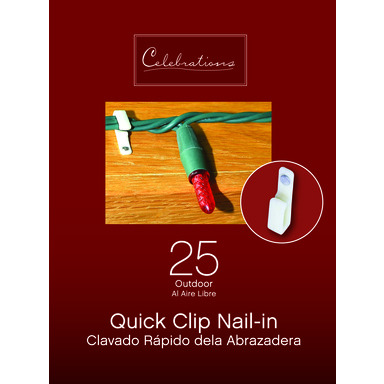25CT Nail-In Clip