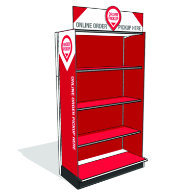 DISPLAY SIGN PLASTI 20"H