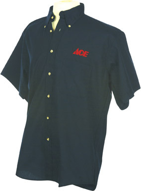 SHIRT DENIM SS LG NAVY