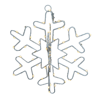 LED SNOWFLAKE 12"