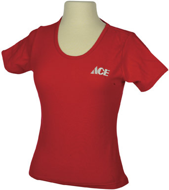 SHIRT LADY T SCOOP SM RD