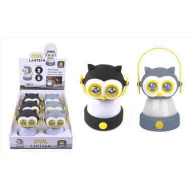 Owl Camping Lantern Asst