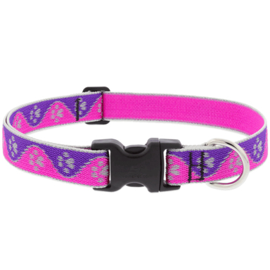 DOG COLLAR 28" PNK PAWS