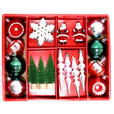 XMAS EVE ORNMNT KIT 30PC