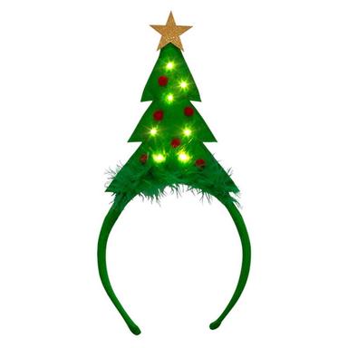 FELT TREE HDBND LED LGHT