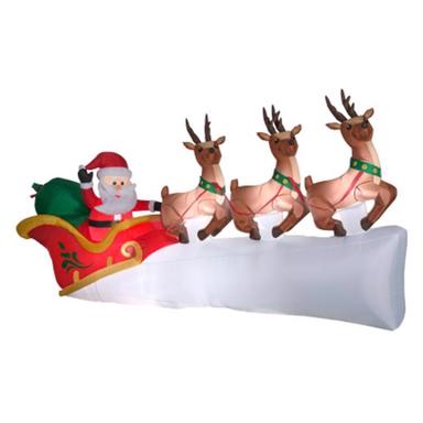 INFLATBLE SNTA IN SLEIGH