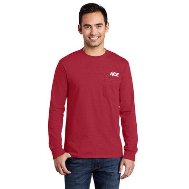 PKT T SHRT LS RED 2XL