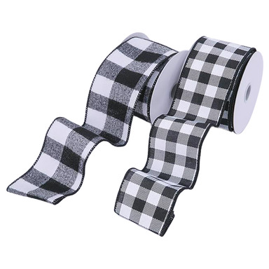 BUFFLO PLAID RIBBN 300"L