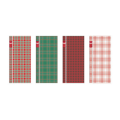 GFT WRAP PLAID FOIL 30"W