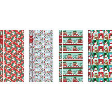 CMAS GIFT WRAP ASST 30"