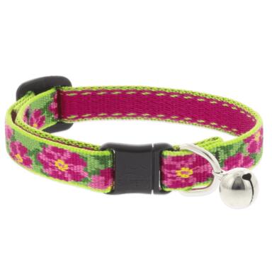 CAT COLLAR 8-12"PETUNIAS