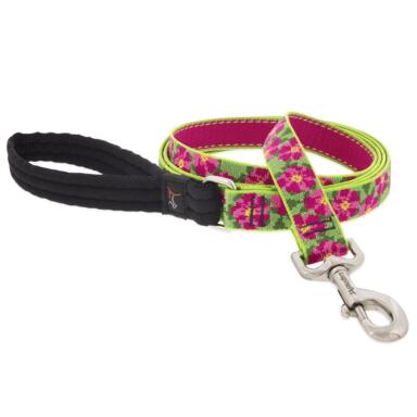 LEASH 6' PETUNIAS NYLON