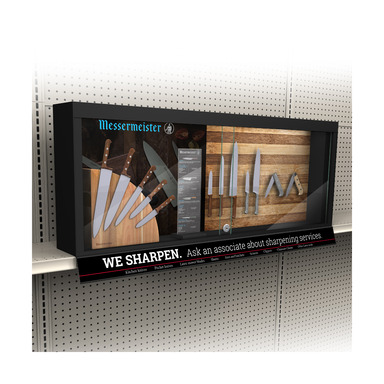 DISPLAY CUTLRY CABNT BLK