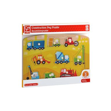 Construction Peg Puzzle 10pc