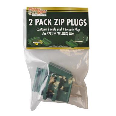 2 PIECE ZIP PLUG SET