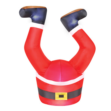 INFLATABLE SANTA LEG 42"