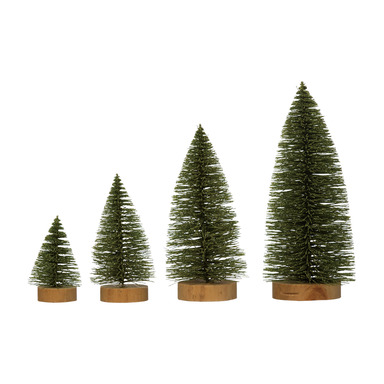 BOTTLE BRUSH TREES 4PC