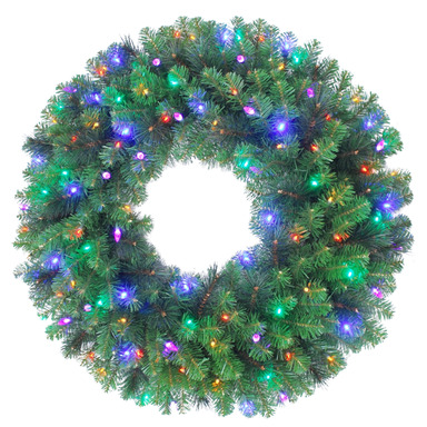 MX PN WREATH LED MLT 48"