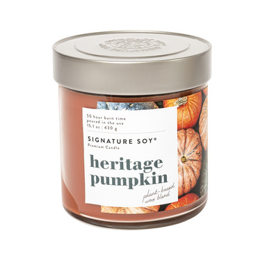 CANDLE HRTG PUMKN 15.1OZ
