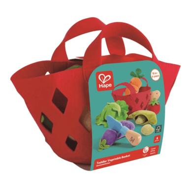 Hape Toy Veggie Basket Red 8pc