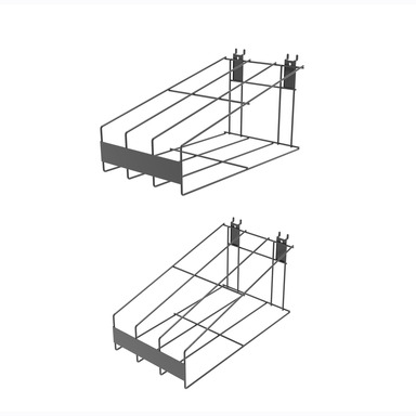 SCREEN RACKS 3 SLOT PR