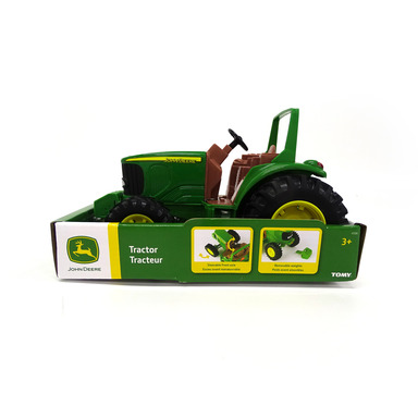 JD TRACTOR TOY PLSTC GRN